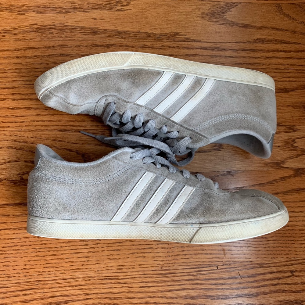 Adidas Gray Suede Sneakers